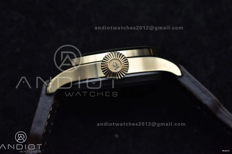 Black Brown A52000 Dial Pilot Edition on IW501005 Leather Big ZF 1:1 Best Bronze Strap Real 0206